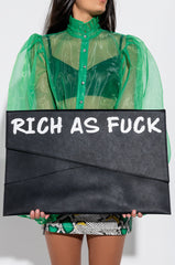RICH AS FUCK SUPERSIZED CLUTCH