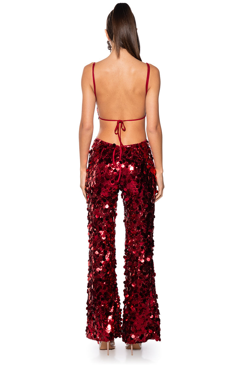 ROCK YOUR WORLD SEQUIN JUMPSUIT