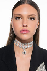 ROSALIA SILVER STATEMENT CHOKER