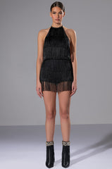 SHAKE SOMETHING FRINGE MINI ROMPER
