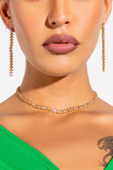 SHAME ON ME TENNIS CZ NECKLACE