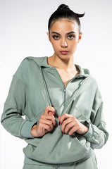 SKY'S THE LIMIT OVERSIZED HALF ZIP SWEATSHIRT