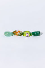 SO JADED RESIN RING SET