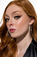 SPIN ME AROUND RHINESTONE HOOPS