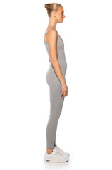 TALIA DOUBLE LAYER FITTED JUMPSUIT