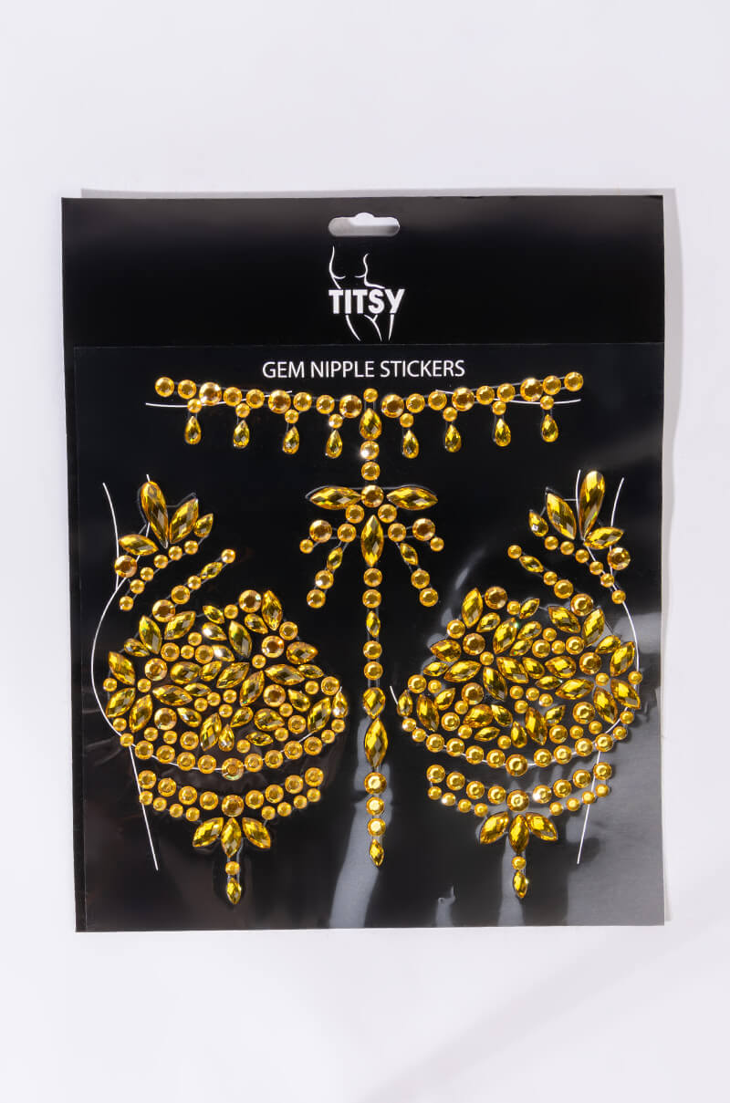 TITSY OVER THE TOP GEM NIPPLE STICKERS