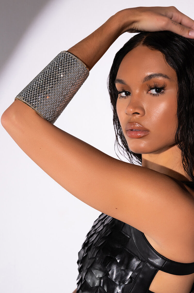 TONIGHT IS THE NIGHT RHINESTONE CUFF