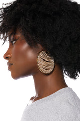 UNDER THE LIGHTS RHINESTONE HOOP