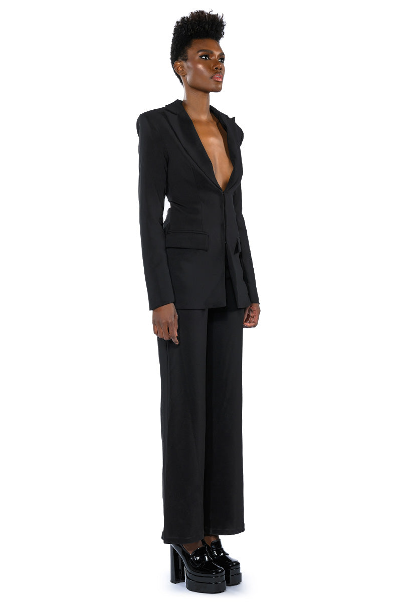VIBE SO RARE TWO PIECE BLAZER JUMPSUIT