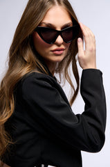 YOU BUG ME SUNGLASSES IN BLACK
